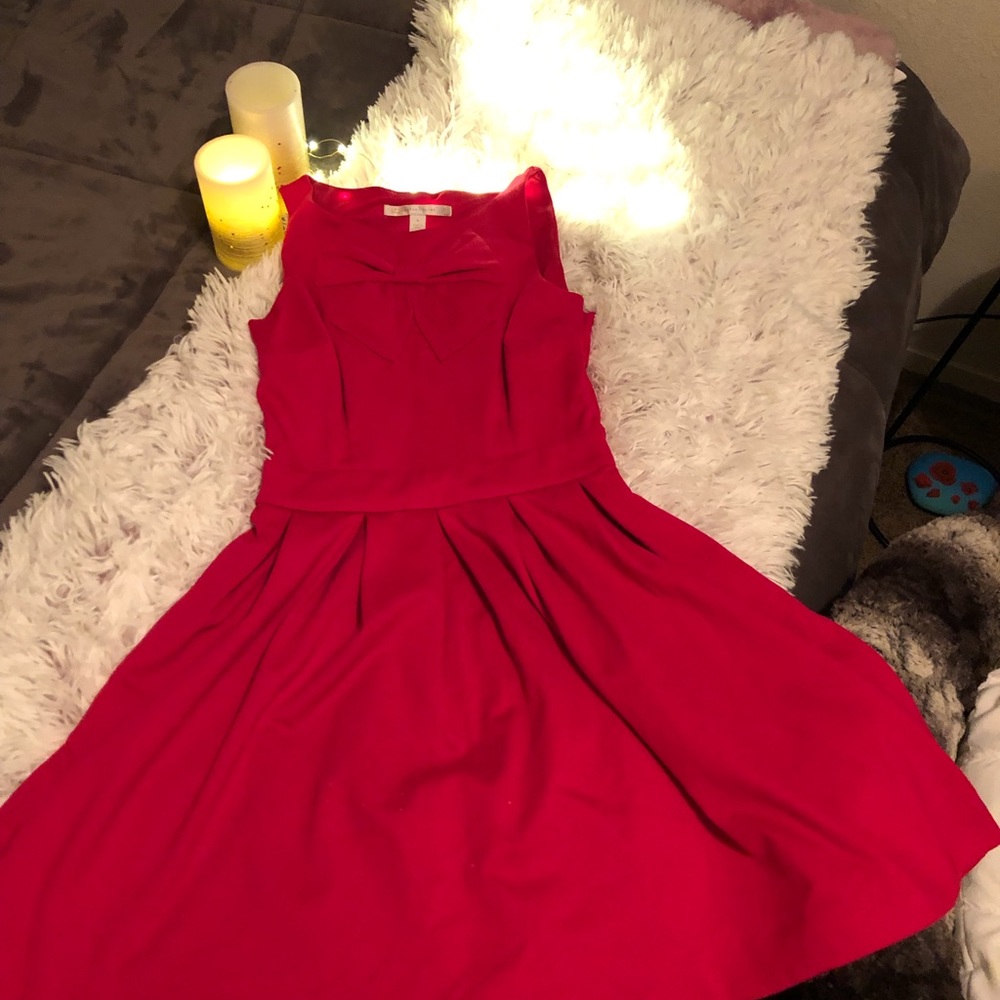 Hot pink dress